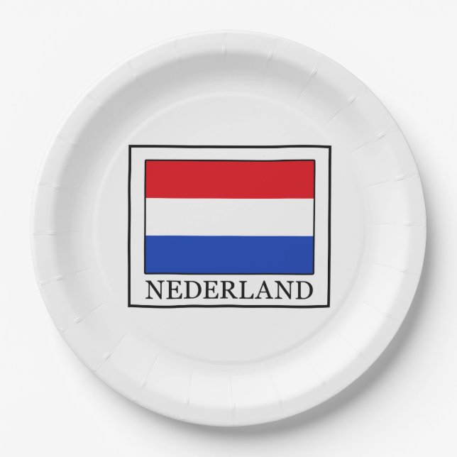 Nederland Pappteller (Vorderseite)