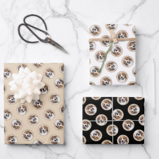 Nederlandse Kooikerhondje Malerei Haustier Hund Ku Geschenkpapier Set