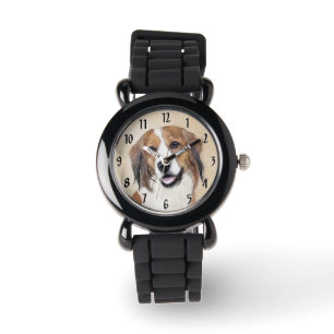 Nederlandse Kooikerhondje Malerei - Hunde Kunst Armbanduhr