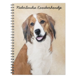 Nederlandse Kooikerhondje Malerei - Hunde Kunst Notizblock