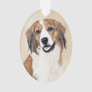 Nederlandse Kooikerhondje Malerei - Hunde Kunst Ornament
