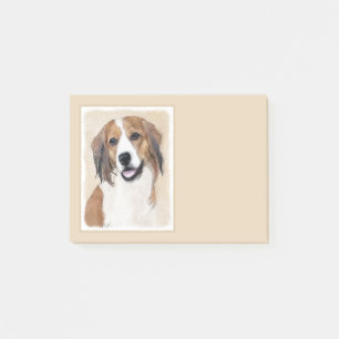 Nederlandse Kooikerhondje Malerei - Hunde Kunst Post-it Klebezettel