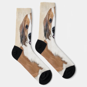 Nederlandse Kooikerhondje Malerei - Hunde Kunst Socken