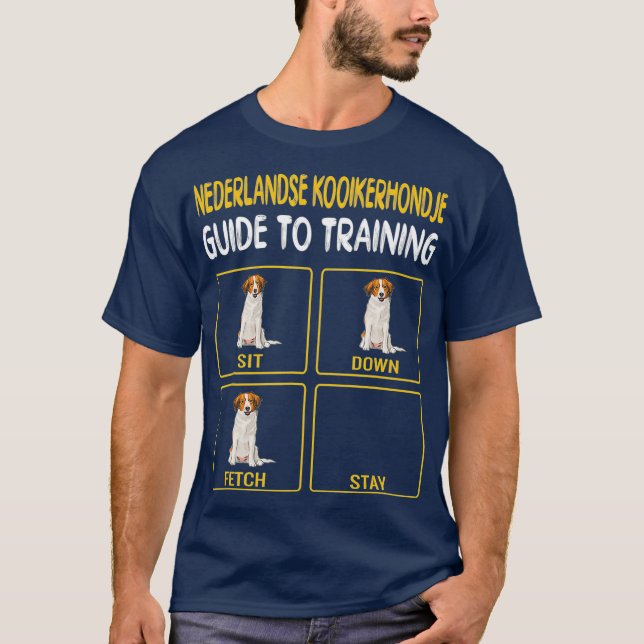 Nederlandse Kooikerhondje Trainingshandbuch T-Shirt (Vorderseite)