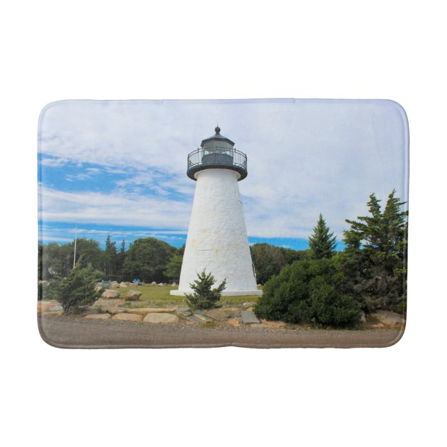 Ned's Point Lighthouse, Massachusetts Bath Mat Badematte (Vorderseite)