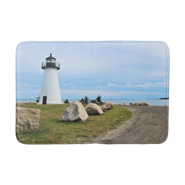 Ned's Point Lighthouse, Massachusetts Bath Mat Badematte (Vorderseite)
