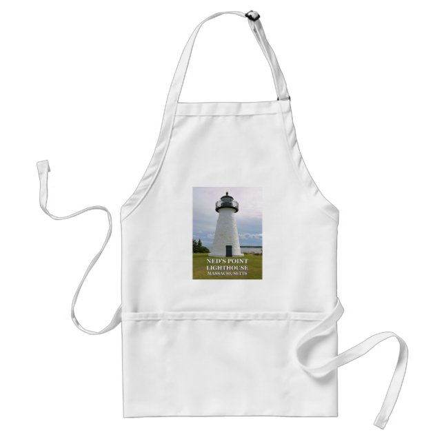 Ned's Point Lighthouse Massachusetts Cooking Schür Schürze (Vorne)