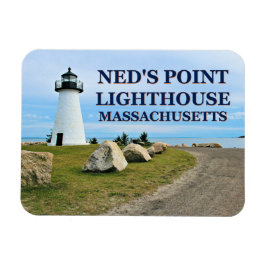 Ned's Point Lighthouse, Massachusetts Foto Magnet