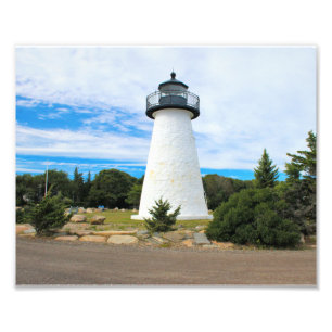 Ned's Point Lighthouse, Massachusetts Foto Print