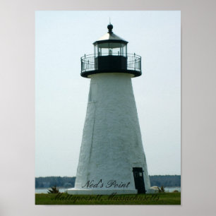 Ned's Point Lighthouse, Massachusetts Print Poster