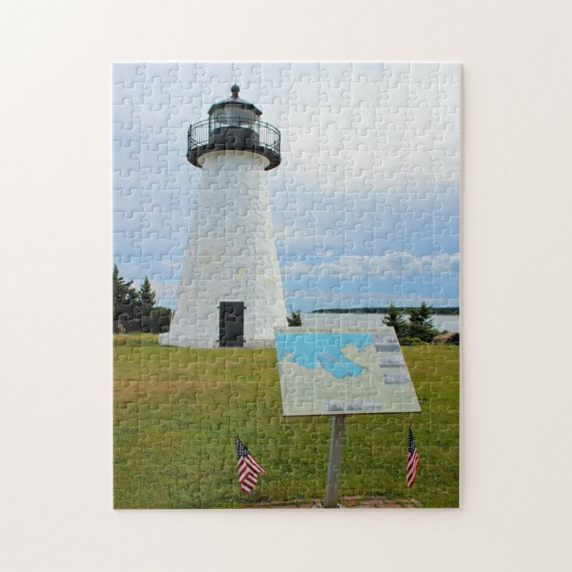 Ned's Point Lighthouse, Massachusetts Puzzle (Vertikal)