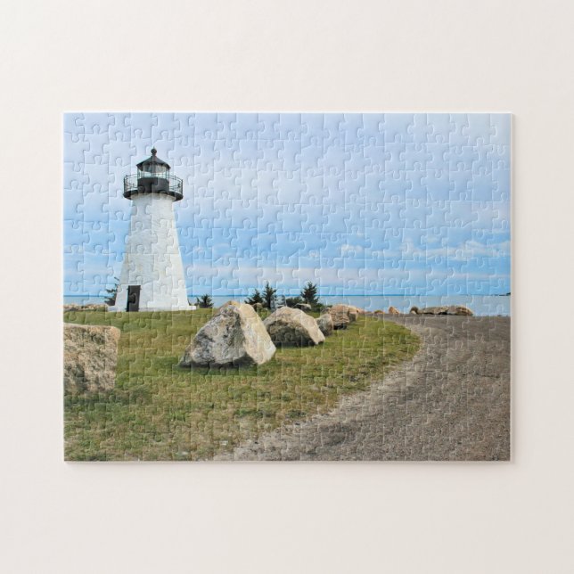 Ned's Point Lighthouse, Massachusetts Puzzle (Horizontal)