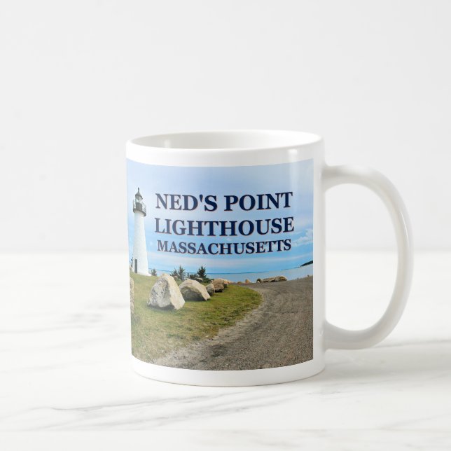 Ned's Point Lighthouse, Massachusetts Tasse (Rechts)