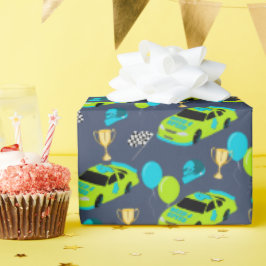 Need 4 Speed Race Car Boys 4. Geburtstag Party Geschenkpapier