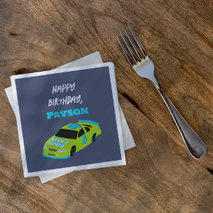 Need 4 Speed Race Car Boys 4. Geburtstag Party Serviette