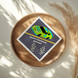 Need 4 Speed Race Car Boys 4. Geburtstag Party Serviette