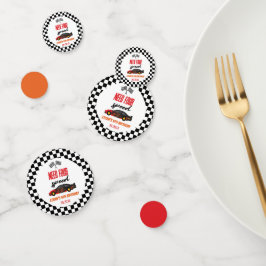 Need for Speed Red Race Car 4. Geburtstag Party Konfetti