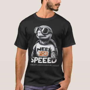 Need for Speed Schildkröte – Lustiger fauler Rennf T-Shirt
