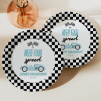 Need Four Speed Blue Race Car 4. Geburtstag Party
