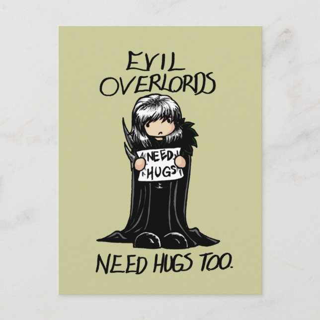 Need Hugs Postkarte (Vorderseite)