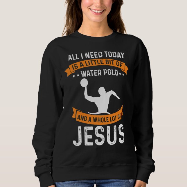 Need Triathlon und Jesus Christliche Gott Liebe Sw Sweatshirt (Vorderseite)