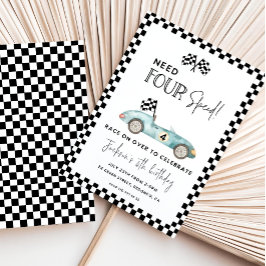 Need VIUR Speed Geburtstag Einladung, 4. Geburtsta Einladung