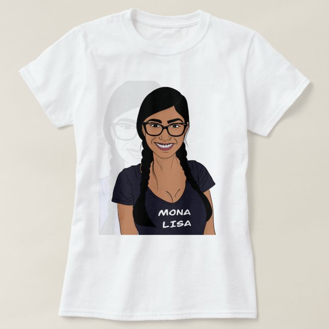 Needed Gifts Mia Khalifa Hockey Graphic For Fans T-Shirt (Design vorne)