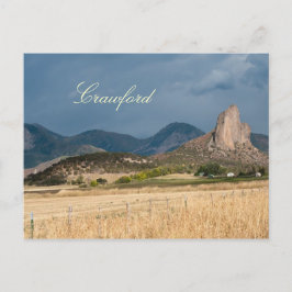 Needle Rock in Crawford, Colorado Postkarte