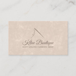 Needle Threads Modernes Seamstress Nähzuge Schneid Visitenkarte