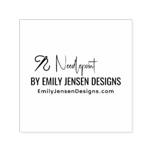 Needlepoint #1 Website des Firmennamens URL Permastempel