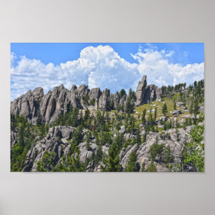 Needles Highway, Black Hills, South Dakota Poster
