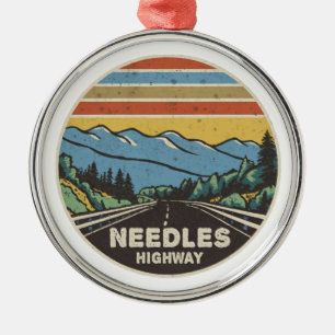 Needles Highway South Dakota Ornament Aus Metall