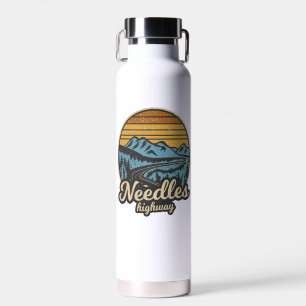 Needles Highway South Dakota Retro Trinkflasche