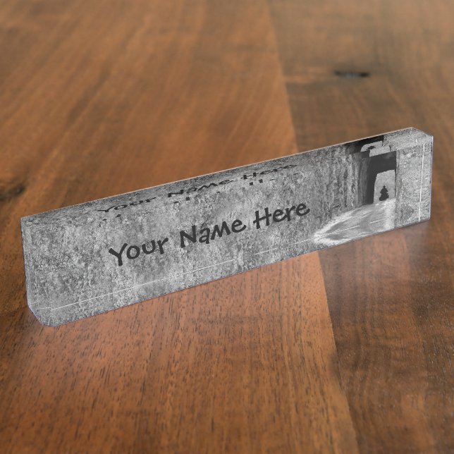 Needles Highway Tunnel Namensplakette (Seite)