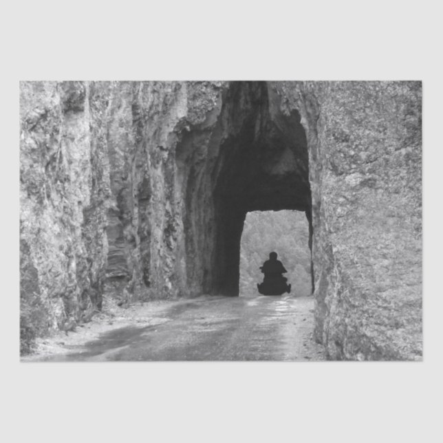 Needles Highway Tunnel Seidenpapier (Vorderseite)