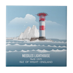 Needles Leuchtturm Fliese