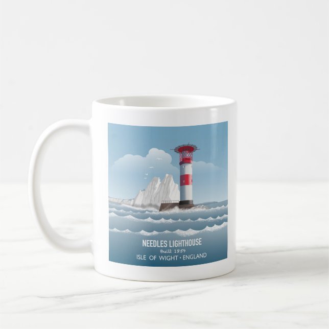 Needles Leuchtturm Kaffeetasse (Links)