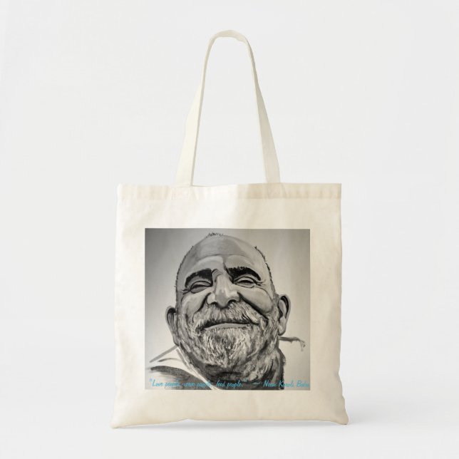 Neem Karoli Baba Portrait Tasche (Vorne)