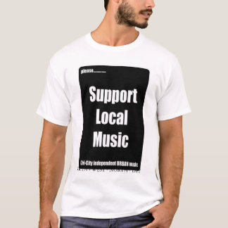 Nef Unterhaltungs-Stützlokaler Musik-T - Shirt
