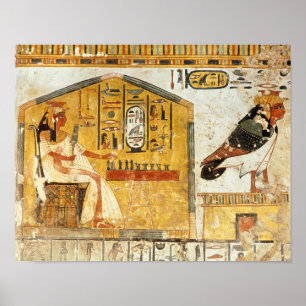 Nefertari, das senet spielt poster