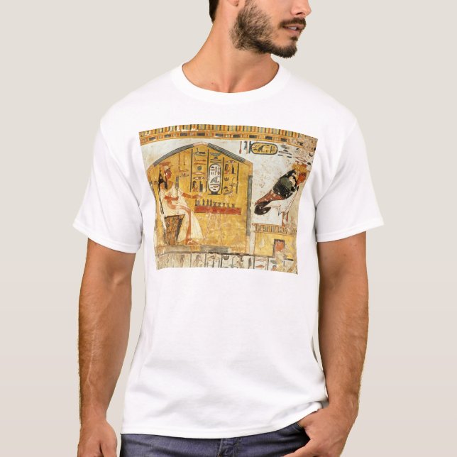 Nefertari, das senet spielt T-Shirt (Vorderseite)