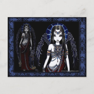 Nefertari Egyptian Angel Postcard Postkarte