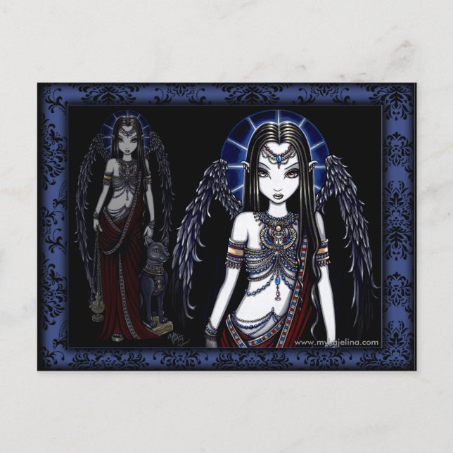 Nefertari Egyptian Angel Postcard Postkarte (Vorderseite)