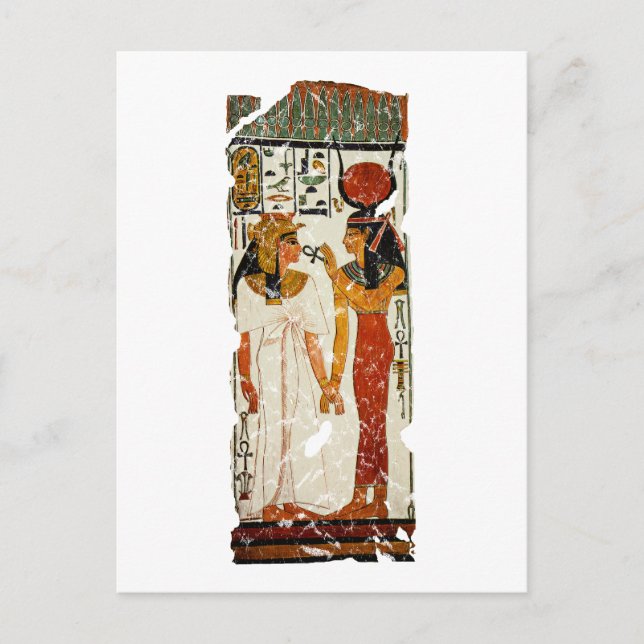 Nefertari mit Isis Postkarte (Vorderseite)
