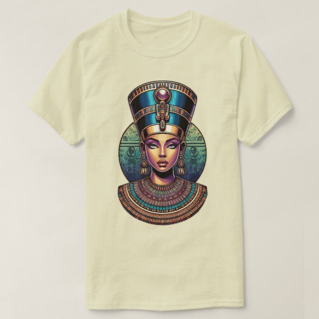 Nefertari Queen  – Egyptian Royalty  T-Shirt (Design vorne)