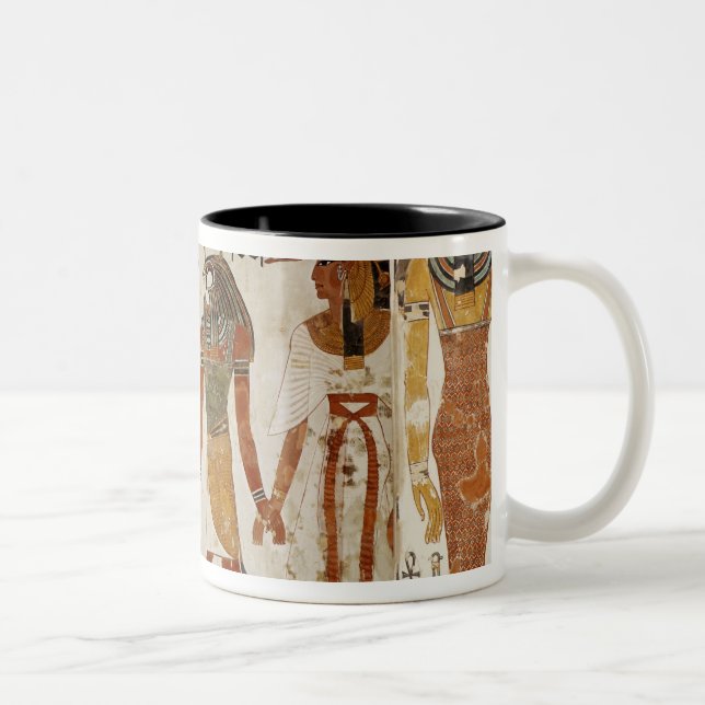 Nefertari wird vor dem Gott geholt Zweifarbige Tasse (Rechts)