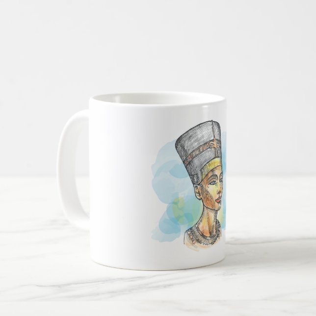 Nefertit Kaffeetasse (Vorderseite Links)