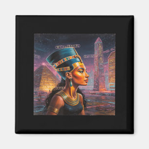 Nefertiti afrikanisch amerikanische schwarze König Magnet