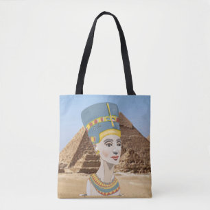 Nefertiti Colorful Portrait