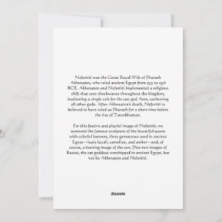 Nefertiti Feiertagskarte